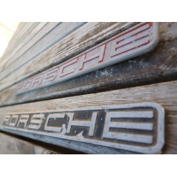 924 Porsche motor badge/decal